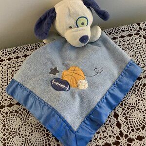 Circo Blue Dog Lovey Blue Security Blankie Baby Blanket Soft Soothing Toy 14 In